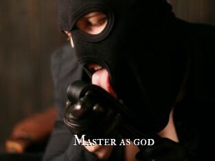 Master_as_god